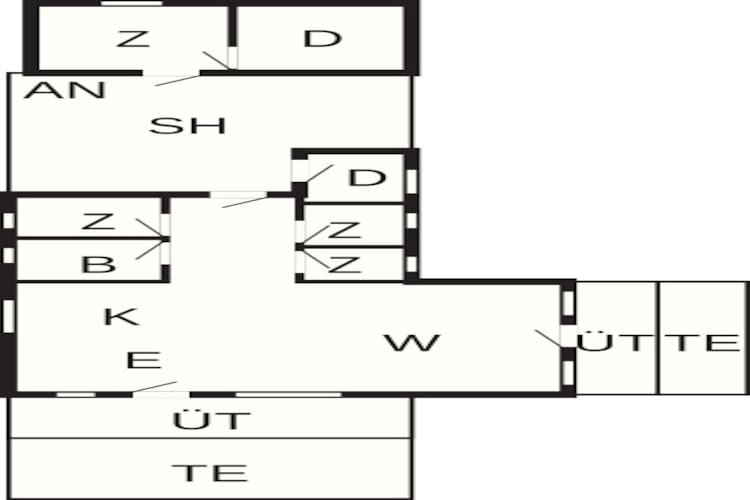 7 persoons vakantie huis in Løkken-By Traum-Plattegrond