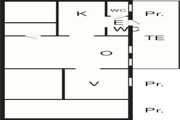 Maison de vacances pour 4 a Tvååker-Plan d'étage