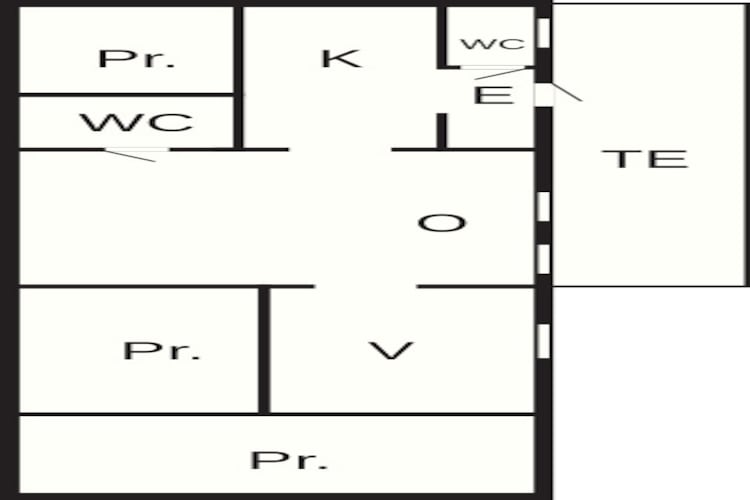 4 persoons vakantie huis in Tvååker-Plattegrond