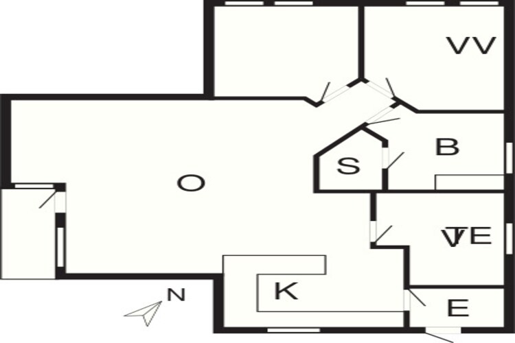 Afgelegen oase met voorzieningen -- By Traum Ferienwohnungen-Plattegrond