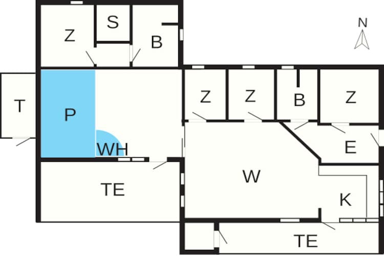 8 persoons vakantie huis in Ulfborg-By Traum-Plattegrond