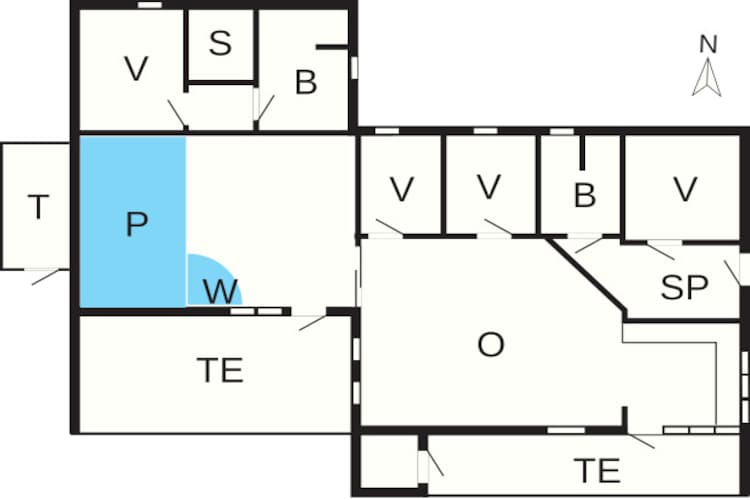 8 persoons vakantie huis in Ulfborg-By Traum-Plattegrond