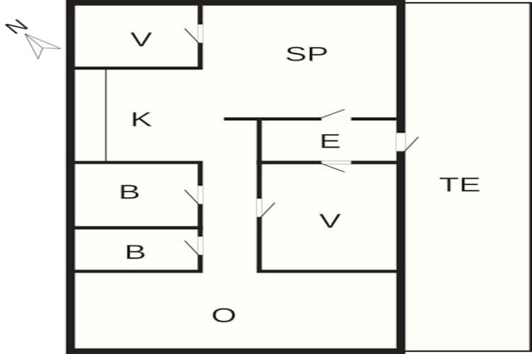 Sfeervol landelijk verblijf -- By Traum Ferienwohnungen-Plattegrond