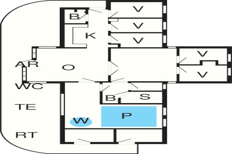 14 person holiday home in Hornbæk-Floor plan