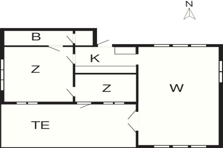 4 persoons vakantie huis in YSTAD-Plattegrond