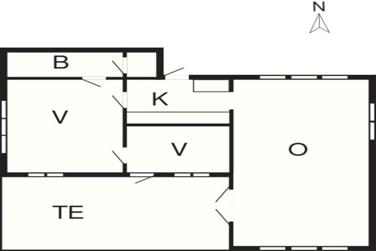 4 persoons vakantie huis in YSTAD-Plattegrond