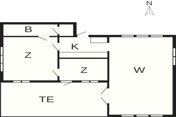 4 persoons vakantie huis in YSTAD-Plattegrond