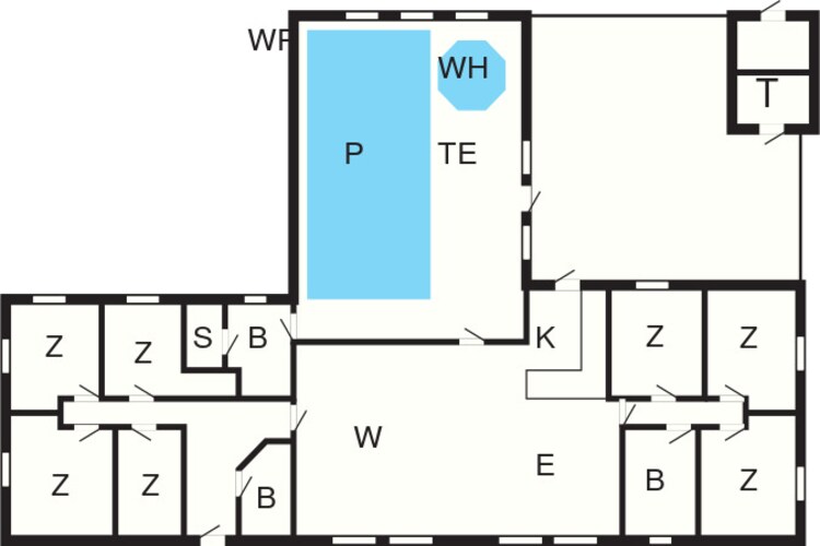 18 persoons vakantie huis in Ulfborg-By Traum-Plattegrond