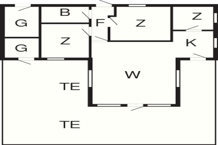 Zeezicht met terras -- By Traum Ferienwohnungen-Plattegrond