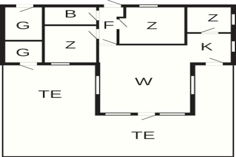 Verblijf aan zee met uitzicht - Plattegrond