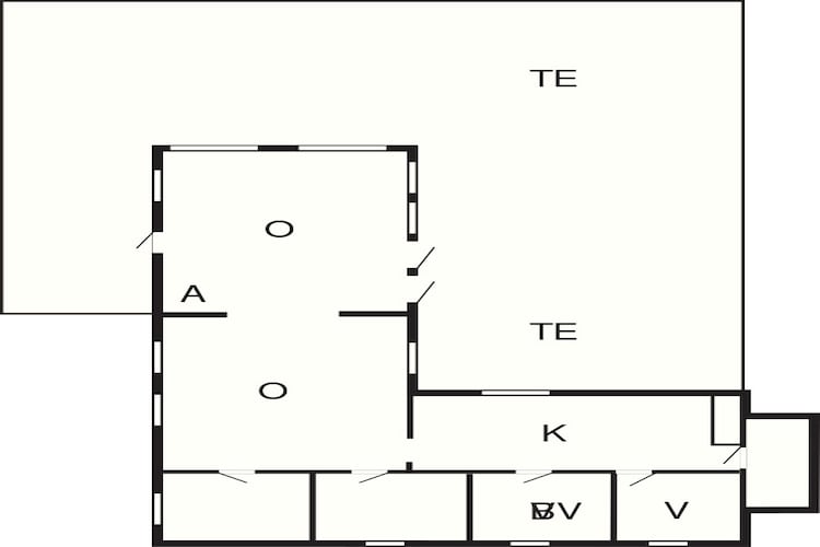 Rustig toevluchtsoord in Blavand -- By Traum Ferienwohnungen-Plattegrond