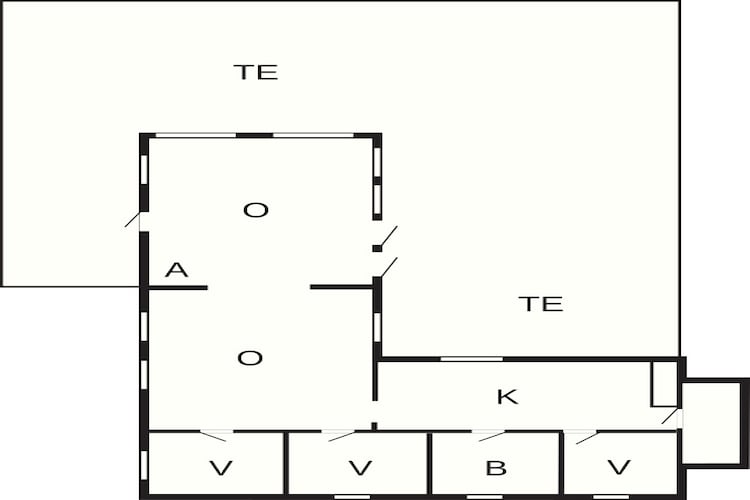 Rustig toevluchtsoord in Blavand -- By Traum Ferienwohnungen-Plattegrond