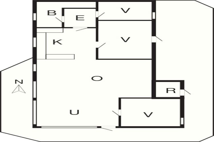 6 persoons vakantie huis in Løkken-By Traum-Plattegrond