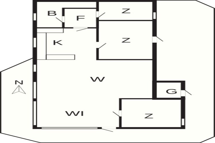 6 persoons vakantie huis in Løkken-By Traum-Plattegrond