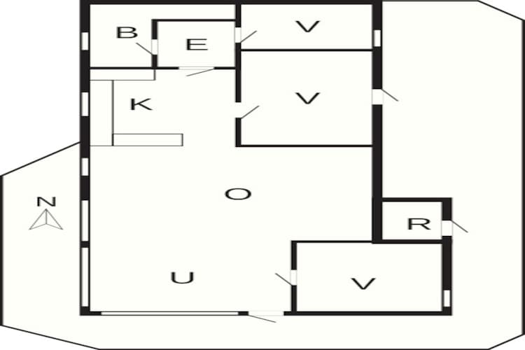 6 persoons vakantie huis in Løkken-By Traum-Plattegrond