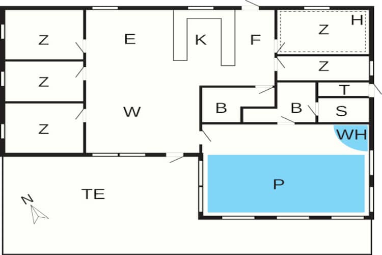 14 persoons vakantie huis in Ebeltoft-By Traum-Plattegrond