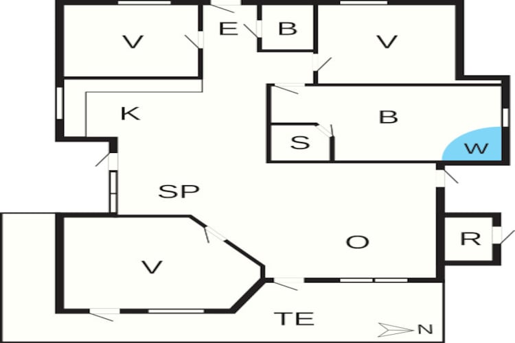 8 persoons vakantie huis in Ulfborg-By Traum-Plattegrond