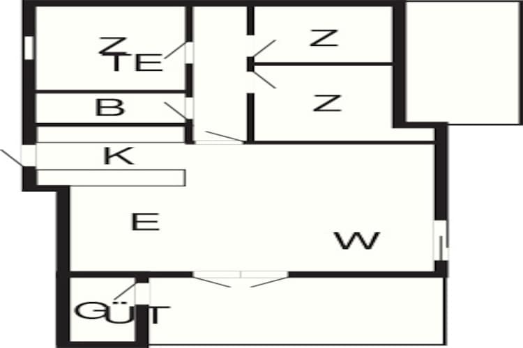 8 persoons vakantie huis in Dannemare-Plattegrond