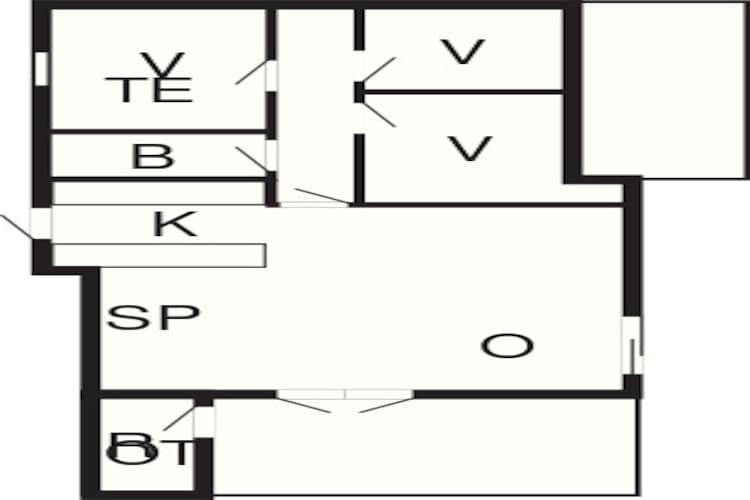 8 persoons vakantie huis in Dannemare-Plattegrond