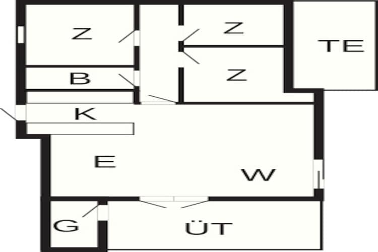 8 persoons vakantie huis in Dannemare-Plattegrond