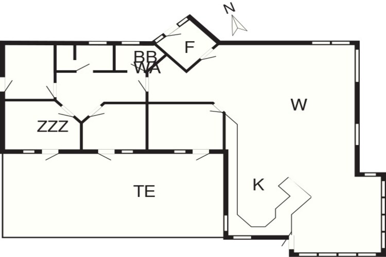 8 persoons vakantie huis in Skagen-By Traum-Plattegrond