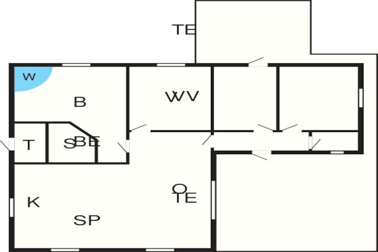 6 persoons vakantie huis in Løkken-By Traum-Plattegrond