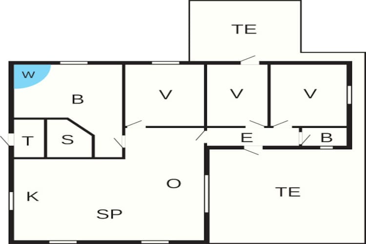 6 persoons vakantie huis in Løkken-By Traum-Plattegrond