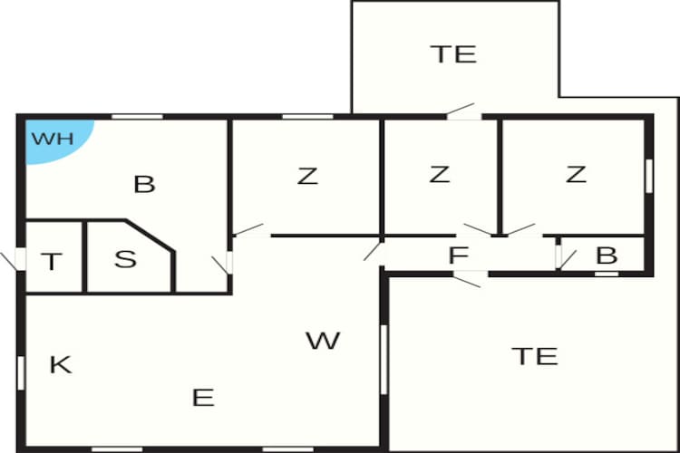 6 persoons vakantie huis in Løkken-By Traum-Plattegrond