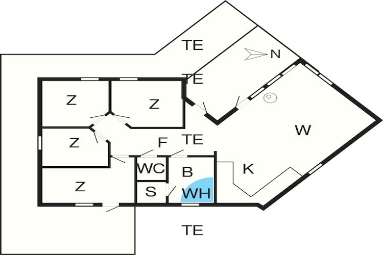 8 persoons vakantie huis in Vestervig-By Traum-Plattegrond
