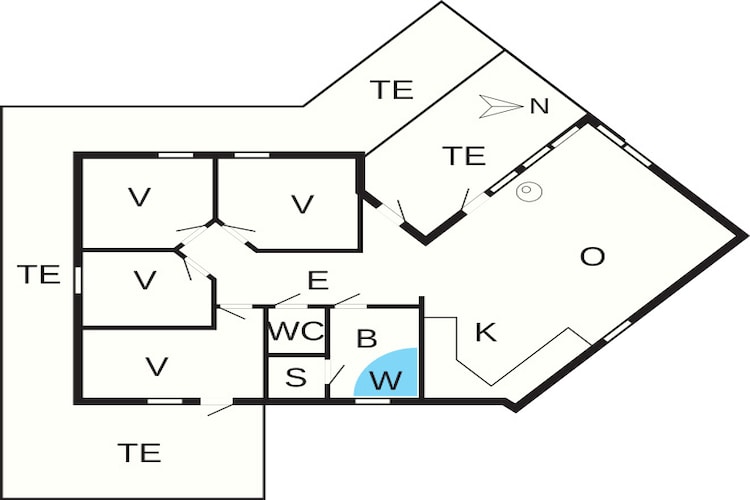 8 persoons vakantie huis in Vestervig-By Traum-Plattegrond