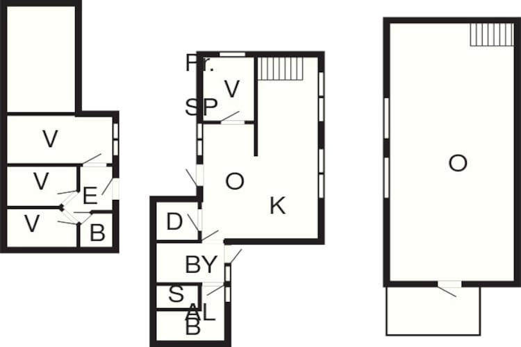 Maison de vacances pour 10 a Thyholm-By Traum-Plan d'étage