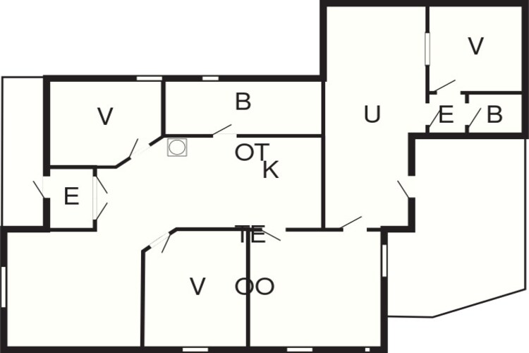 Modern toevluchtsoord bij fjord -- By Traum Ferienwohnungen-Plattegrond
