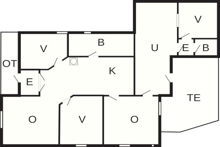 Modern toevluchtsoord bij fjord -- By Traum Ferienwohnungen-Plattegrond