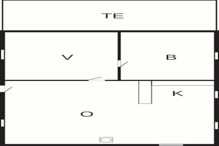 2 persoons vakantie huis in Fanø-By Traum-Plattegrond