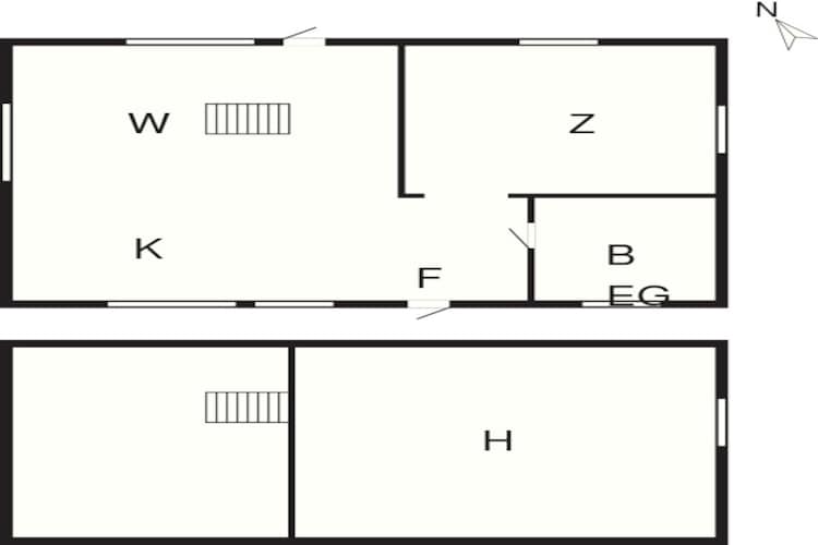 Maison de vacances pour 4 a STENHAMRA-Plan d'étage
