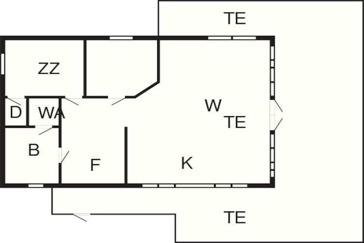6 person holiday home in BODAFORS-Floor plan