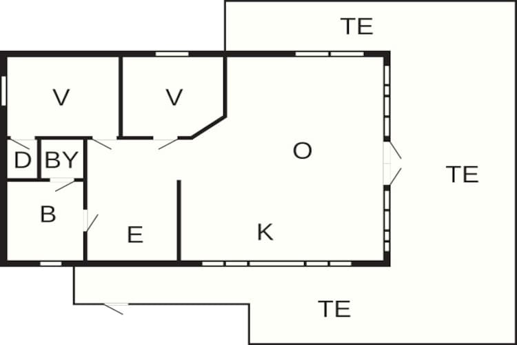 6 persoons vakantie huis in BODAFORS-Plattegrond