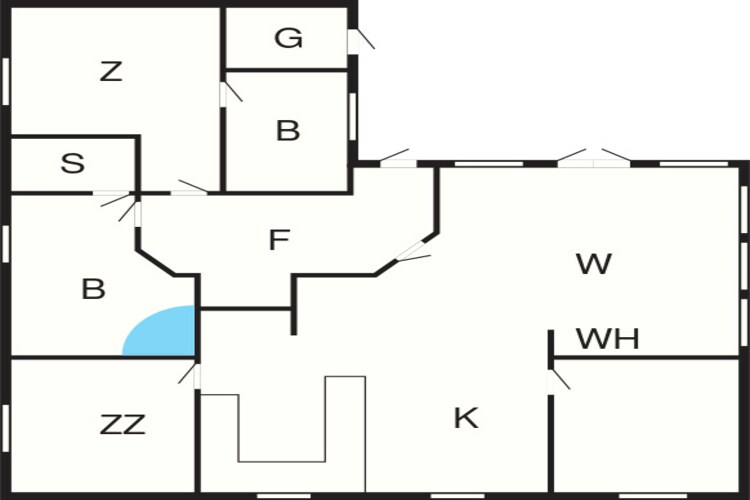 Rustig toevluchtsoord nabij golf -- By Traum Ferienwohnungen-Plattegrond