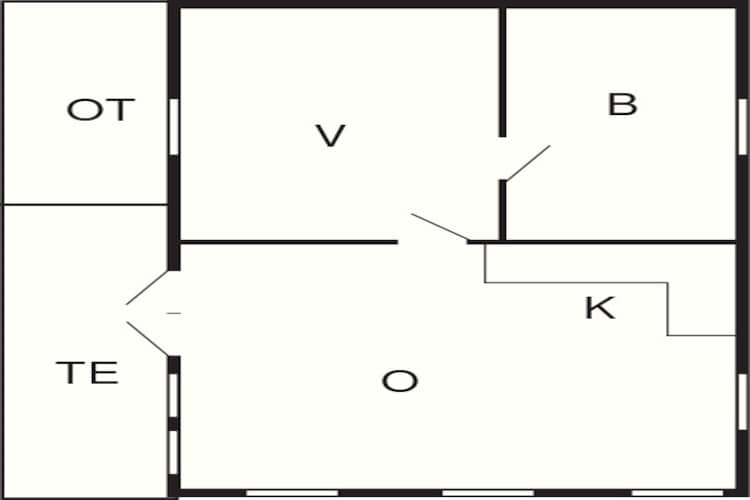 3 person holiday home in Gråsten-By Traum-Floor plan
