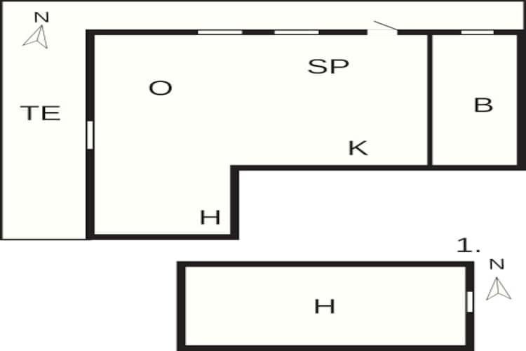 4 persoons vakantie huis in Skagen-By Traum-Plattegrond