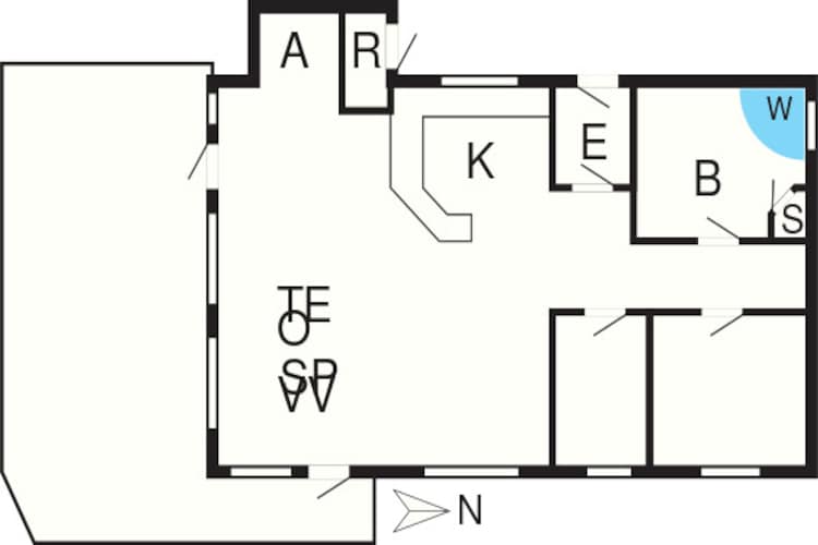 6 persoons vakantie huis in Løkken-By Traum-Plattegrond