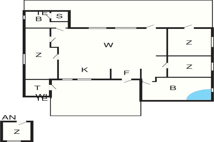 Kustcharme in de natuur -- By Traum Ferienwohnungen-Plattegrond