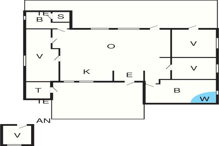 Kustcharme in de natuur -- By Traum Ferienwohnungen-Plattegrond