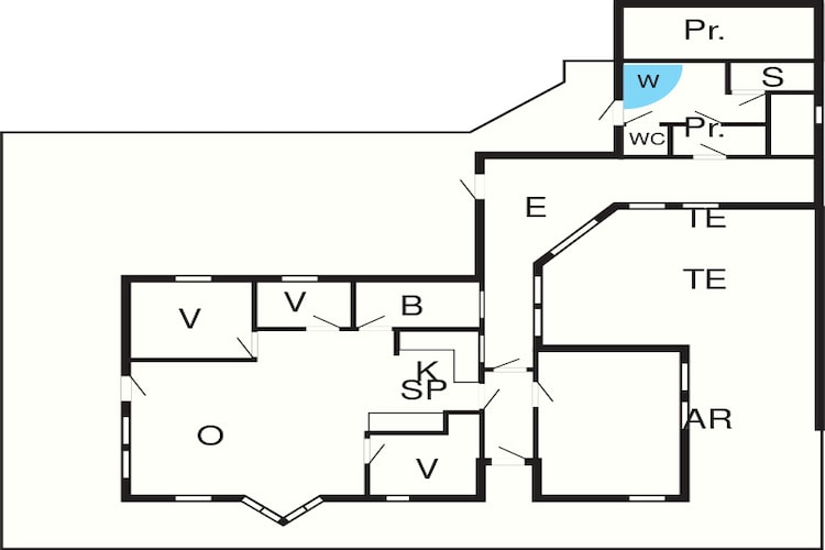 8 persoons vakantie huis in Løkken-By Traum-Plattegrond