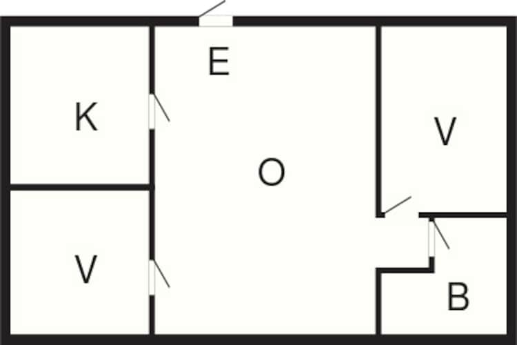 Maison de vacances pour 4 a Höviksnäs-Plan d'étage