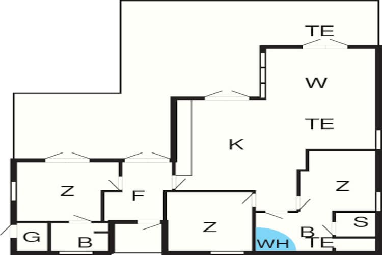 8 persoons vakantie huis in Nysted-By Traum-Plattegrond
