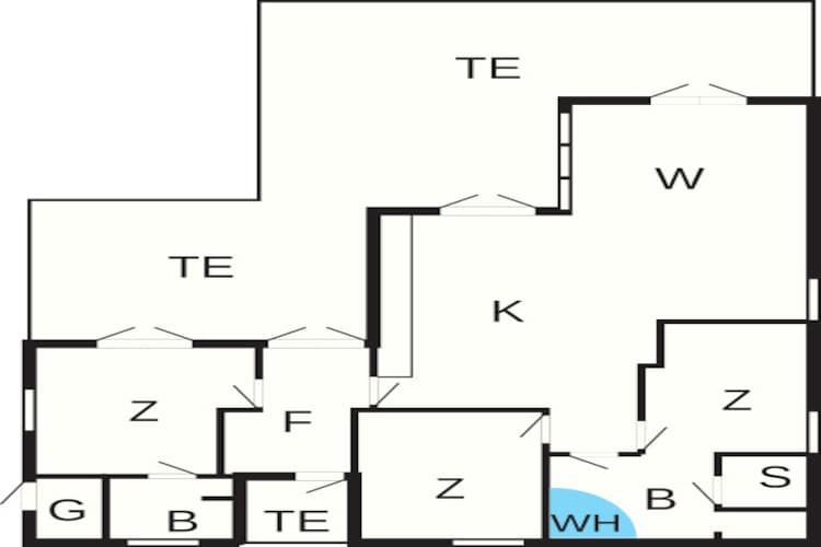 8 persoons vakantie huis in Nysted-By Traum-Plattegrond