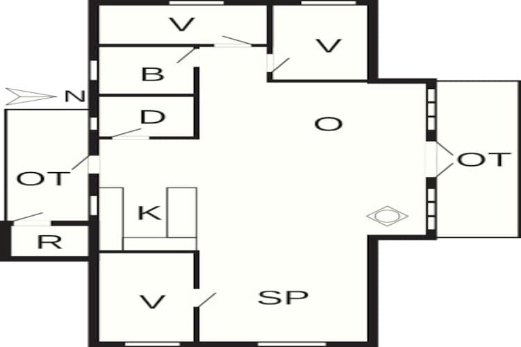 6 persoons vakantie huis in Oksbøl-By Traum-Plattegrond