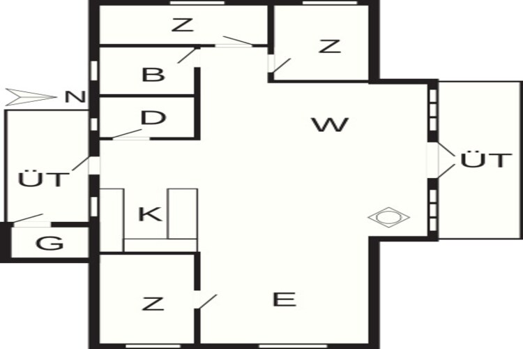 6 persoons vakantie huis in Oksbøl-By Traum-Plattegrond