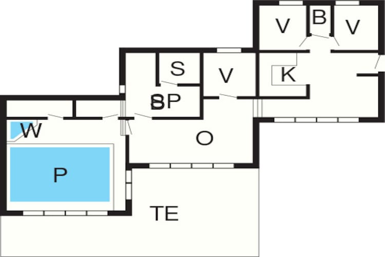 6 persoons vakantie huis in Knebel-Plattegrond